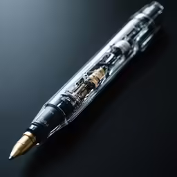 the small pen is made out of a very long piece of paper