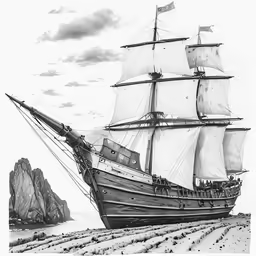 the pirate ship is carrying people to be picked up