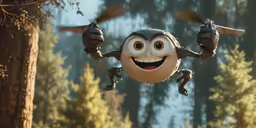 a creepy looking spider in the middle of the forest