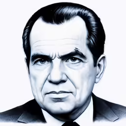 the portrait of an older man in black and white