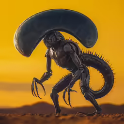 a strange creature with large arms and legs
