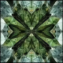 the pattern in this image is made up of leaves