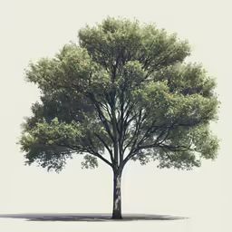 a tree that is standing on the ground
