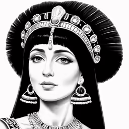 an indian woman with big earring earrings