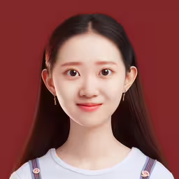 an asian girl in white shirt with her long hair in a ponytail,a young girl with long brown hair
