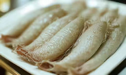 an image of a plate of fish pieces