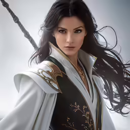the beautiful young lady is dressed up in an asian costume