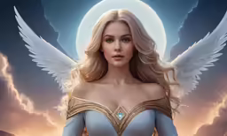this is a fantasy artwork of a woman