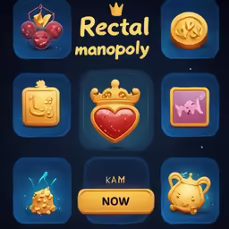 the royal monopoy app is shown on the screen