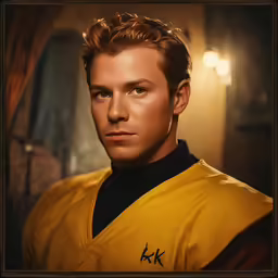 a man with a star trek outfit