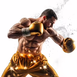 the boxer is fighting for his life in the spotlight