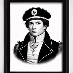 the portrait of a man in uniform