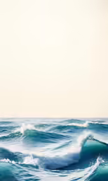 a man flying over the ocean while riding a kiteboard