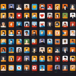 people in different ways with a black background,a photo poster depicting many people and their faces