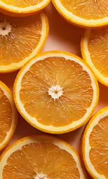 some cut oranges in a pile ready to be eaten