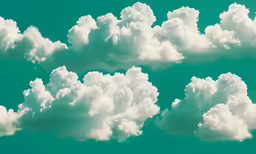 the sky with a lot of clouds floating over it