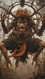 an image of an evil creature that appears to be a demon