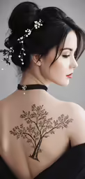 an image of a woman with a tattoo on her back