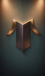 the corner of a wall with lights