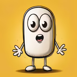 a cartoon picture of a sandwich character