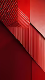 red and pink abstract art work with multiple lines on it