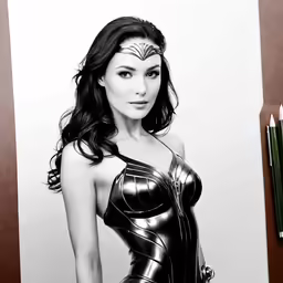 a drawing of wonder wonder is featured