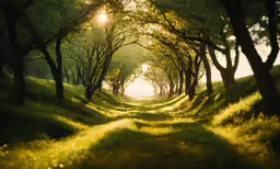 an image of a forest with lots of trees