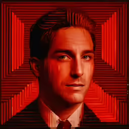 a portrait of a man wearing a suit and tie