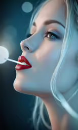 a beautiful blond woman with long hair smoking a cigarette