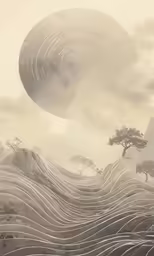 an artwork piece is floating in the air