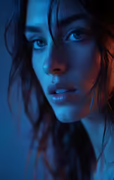 a close up of a woman with freckled hair and eyes looking at the camera