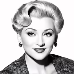 an image of a woman with big hair