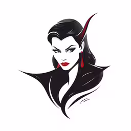 a female with an ear piercing,a woman with black hair, and red earrings