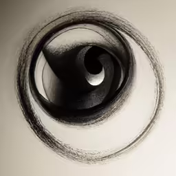 an object that is made up of many circular shapes