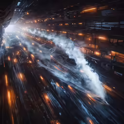 large industrial facility with exhaust pouring out the smoke