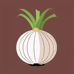 this is a painting of a large onion