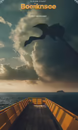 a poster for the book cover of a book about a woman on a boat in the ocean