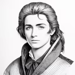 a person with long hair wearing a scarf