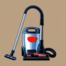 an image of a vacuum that has just been cleaned