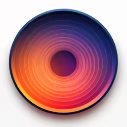 an art deco circles pattern with colors