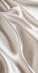 the fabric is made up with white satin