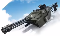 an armata war machine is shown in a low angle