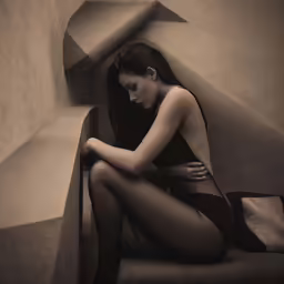 there is a young woman that has been photographed in the photo
