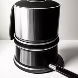 a two tiered serving basket with an oval handle