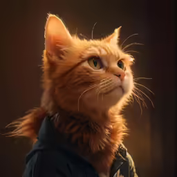 a cat that is looking at something