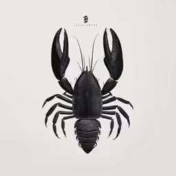 the front cover of an album with a picture of a scorpion on it