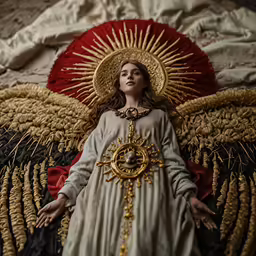 an image of a statue that looks like an angel