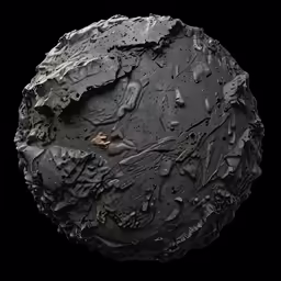 a dark rock face covered in water drops