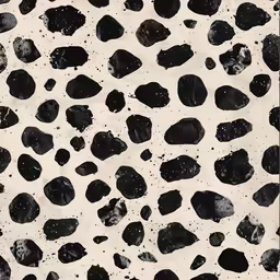 a pattern with several small black dots