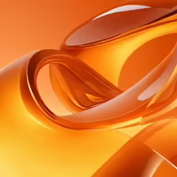 a swirly abstract orange color is shown
